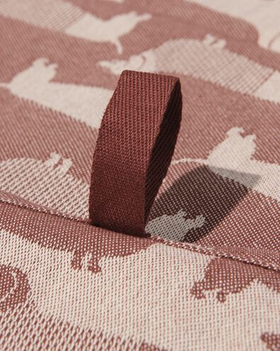 torchon 65 x 65 cm coton chien - 5400079 - HEMA