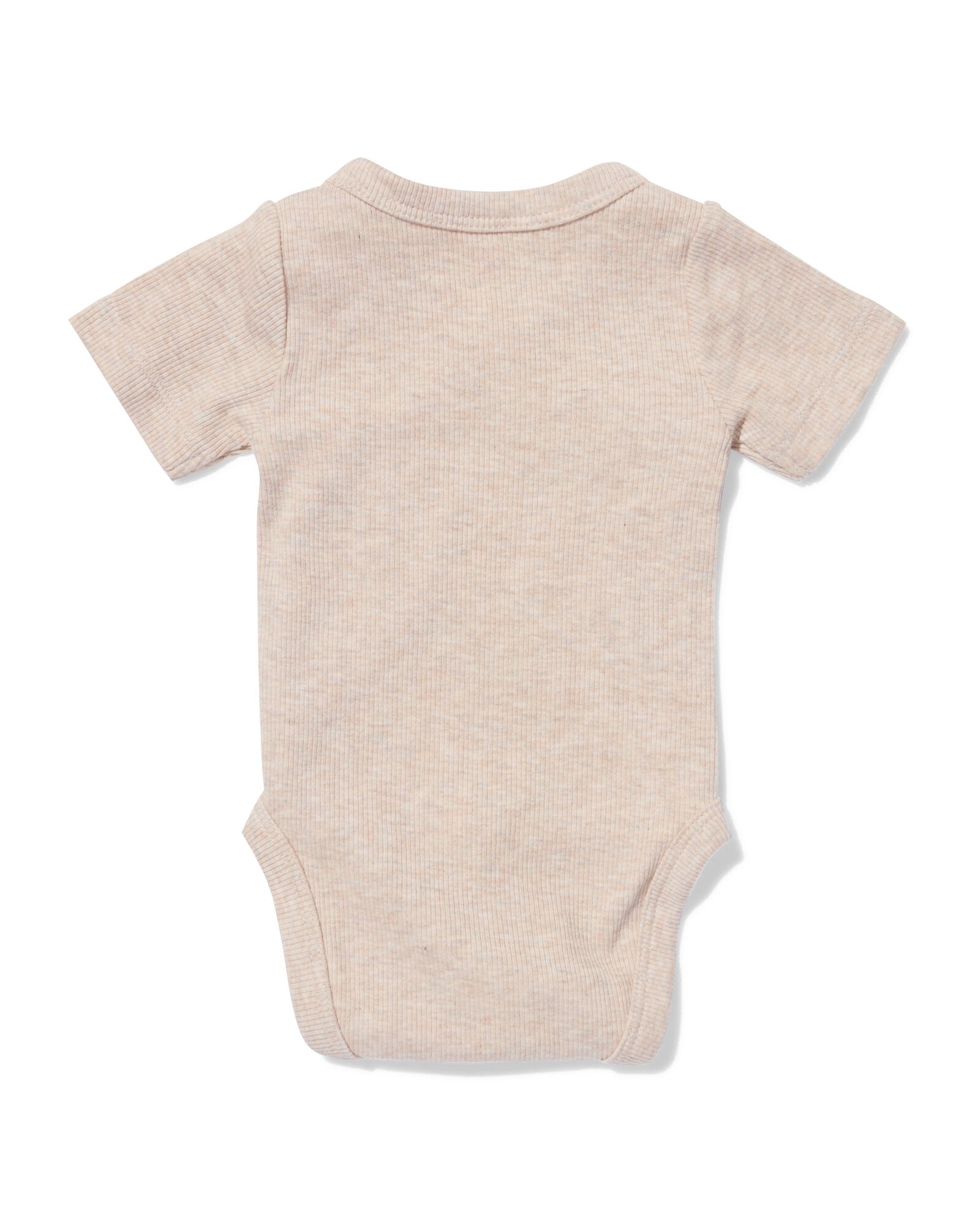 newborn meegroei overslag body rib zand zand - 33450620SAND - HEMA