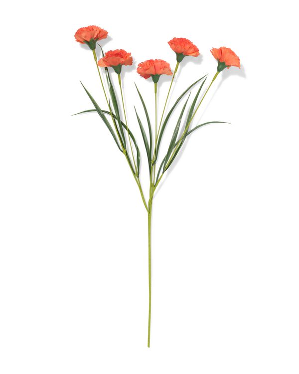 fleur artificielle &oelig;illet de jardin orange - 41300105 - HEMA