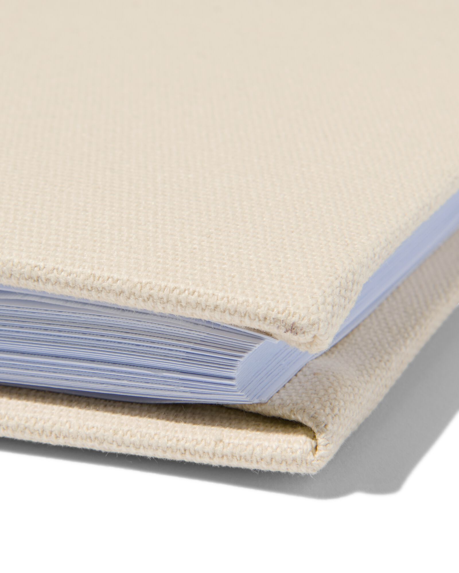 Fotoalbum, 18 x 24 cm, Leinen, ecru - 14650225 - HEMA