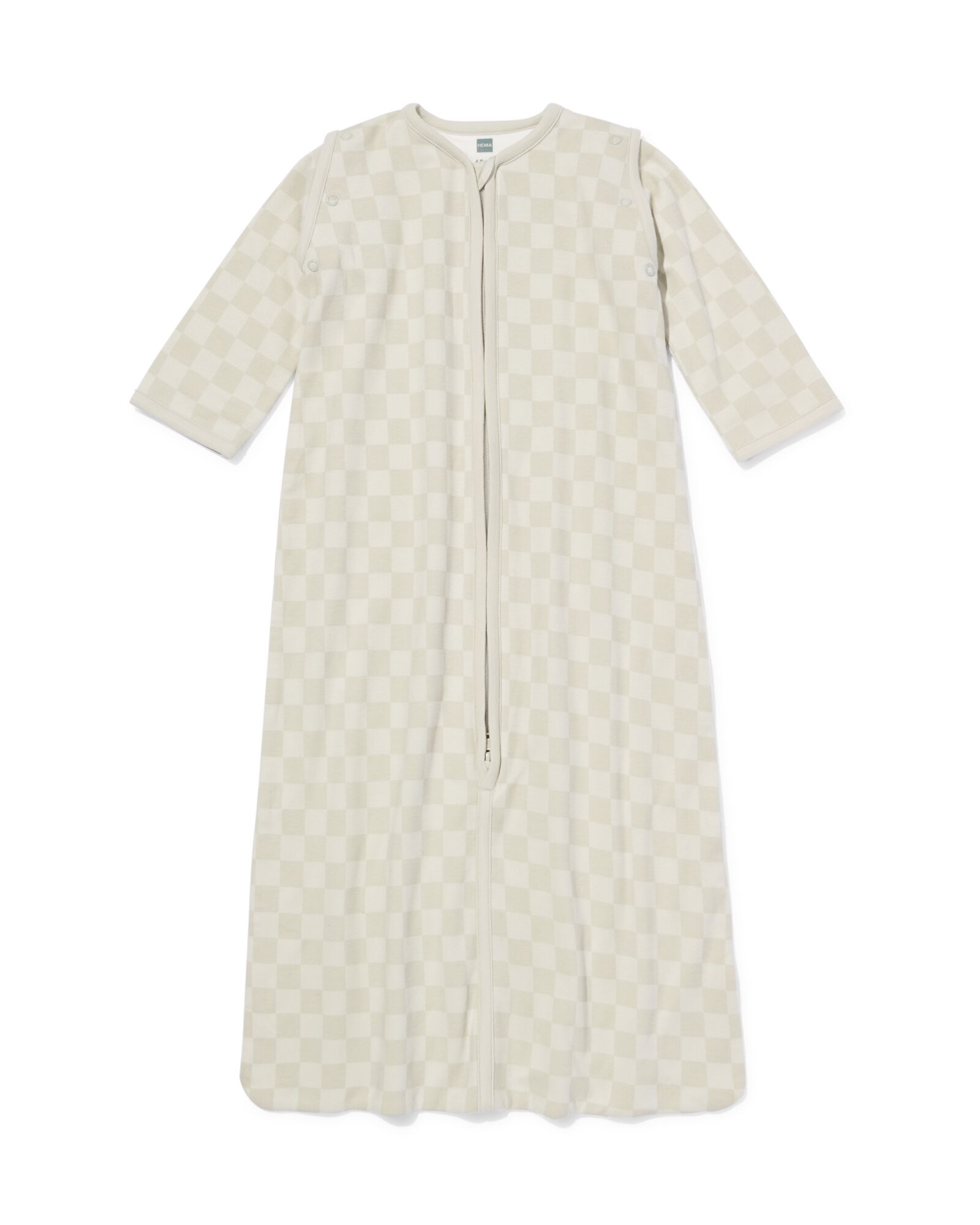 gigoteuse b&eacute;b&eacute; avec manches amovibles coton 0,5 tog carreaux bleu bleu - 33300760BLUE - HEMA