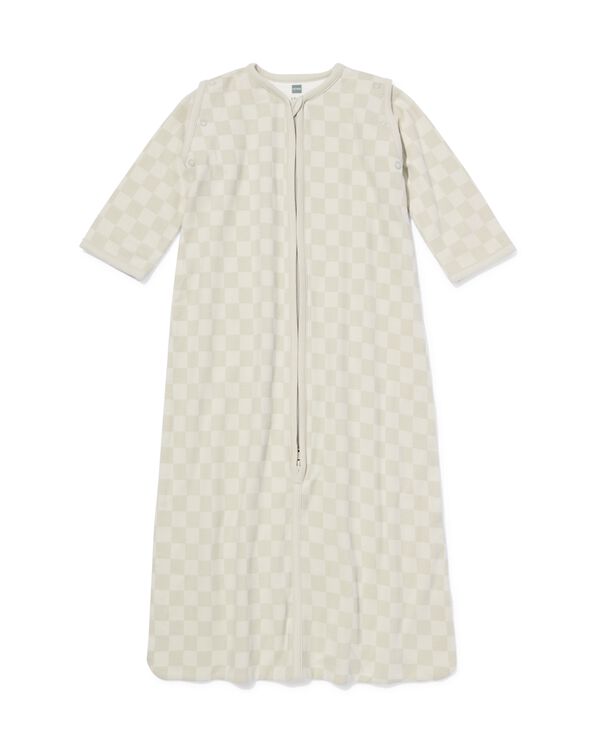 gigoteuse b&eacute;b&eacute; avec manches amovibles coton 0,5 tog carreaux bleu bleu - 33300760BLUE - HEMA