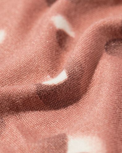 damespyjama korte broek micro luipaard lichtbruin - 23410441LIGHTBROWN - HEMA