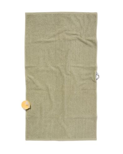 handdoek 2e kans recycled katoen lichtgroen - 1000031877 - HEMA