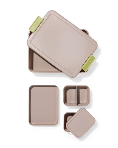 lunchbox modulair groot grijs - 80650292 - HEMA