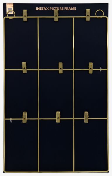 Instax-Fotohalter, 35 x 23 cm, golden, 9 Klammern - 60300540 - HEMA