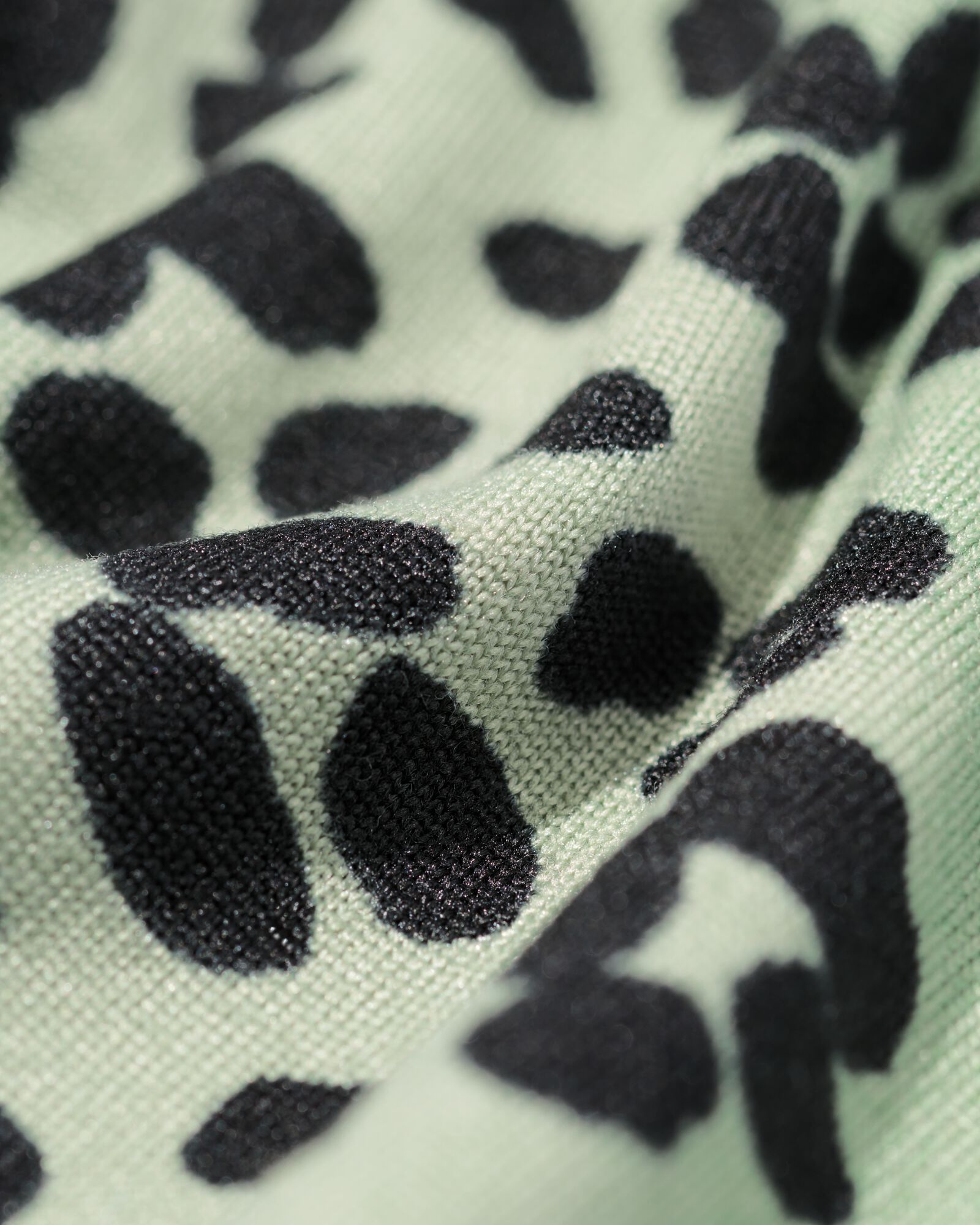 damesnachthemd Flair luipaard jersey groen groen - 23401355GREEN - HEMA