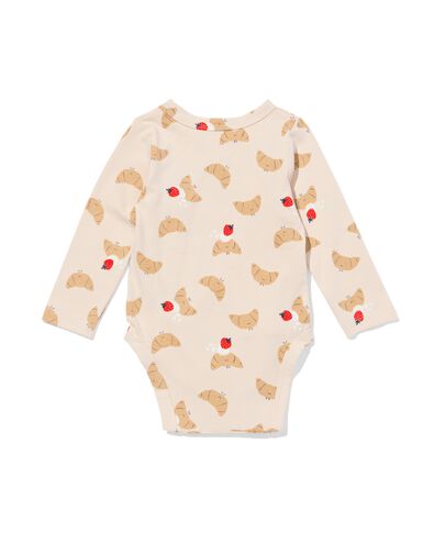 body crois&eacute; &eacute;volutif nouveau-n&eacute; &eacute;cru &eacute;cru - 33447320ECRU - HEMA