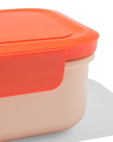 Brotdose, 19,8 × 14,8 × 8 cm, rot-beige - 80690021 - HEMA