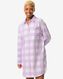 chemise de nuit femme coton lilas L - 23490105 - HEMA