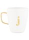 mug avec lettre j blanc J - 60030059 - HEMA