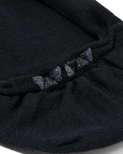 dames sneakersokken met bamboe - 2 paar zwart zwart - 1000018885 - HEMA