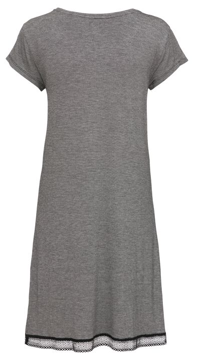 Damen-Nachthemd, Viskose schwarz/weiß schwarz/weiß - 1000011750 - HEMA