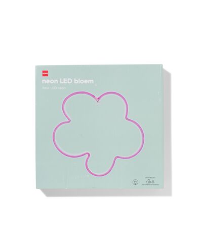 neon LED bloem voor binnen en buiten - 41840255 - HEMA