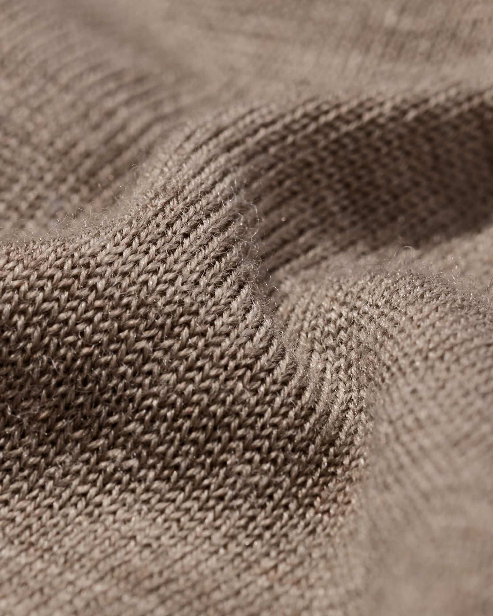 herentrui Frank merinowol taupe - 2116980TAUPE - HEMA