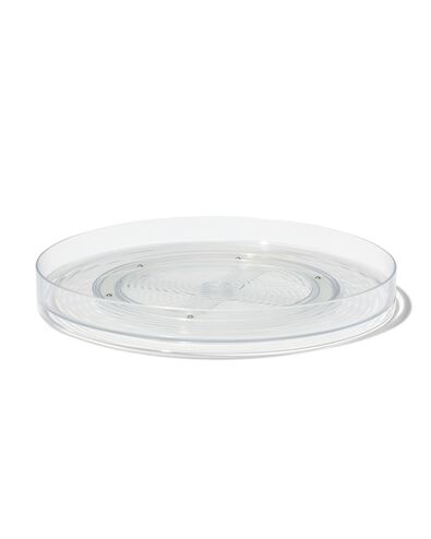 plateau tournant transparent &Oslash;29x3.5cm - 39800030 - HEMA