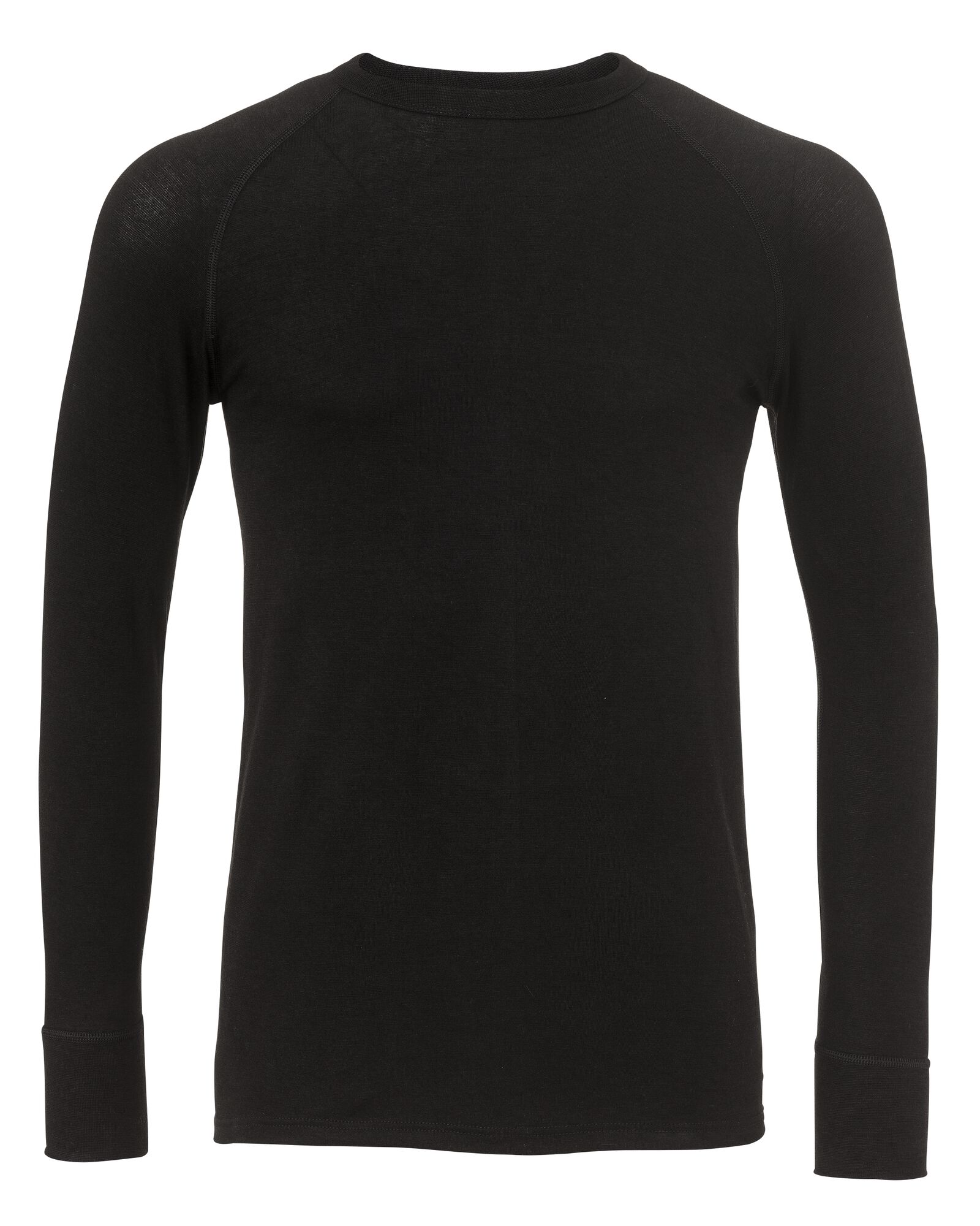 t-shirt thermique homme noir - HEMA