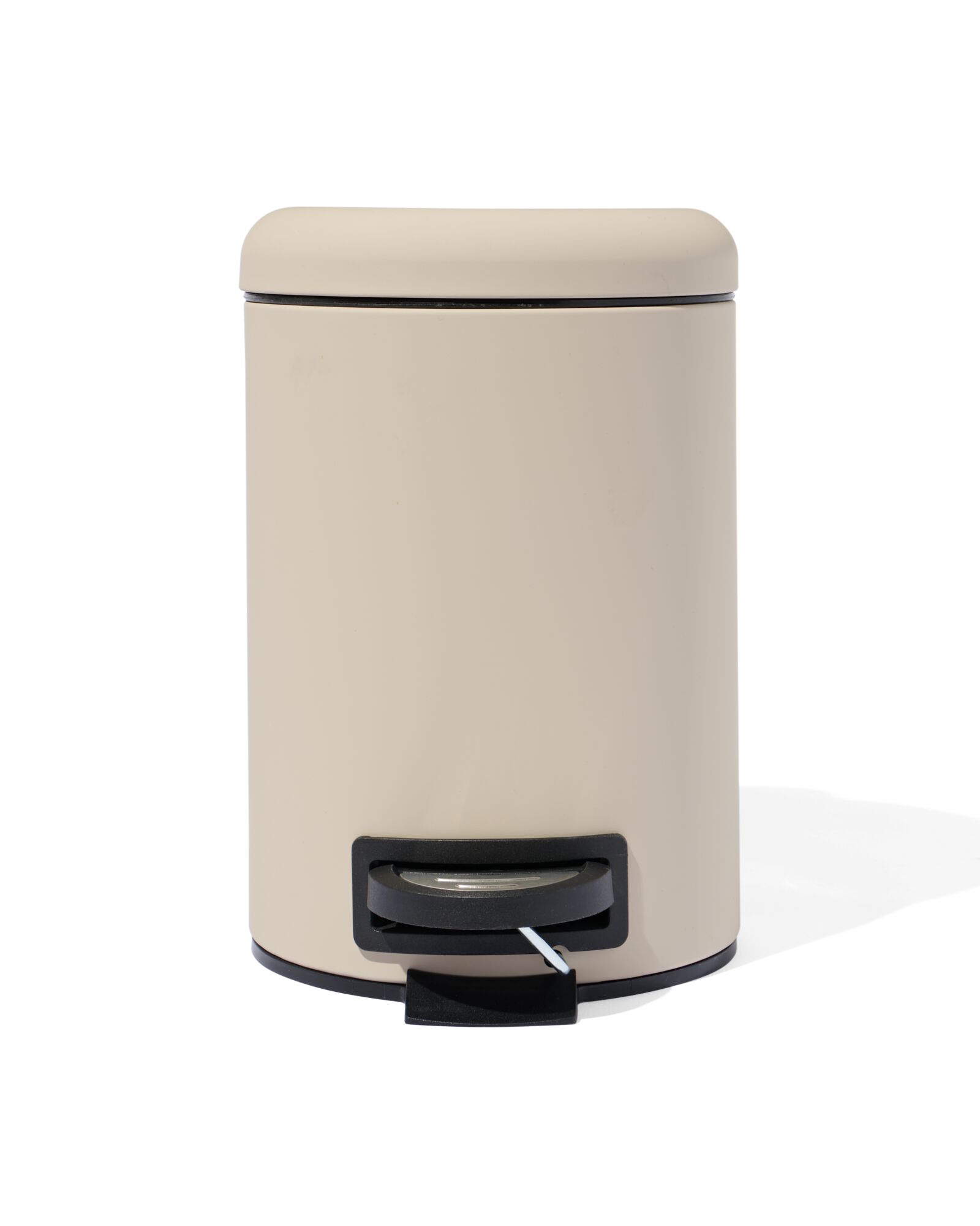 poubelle &agrave; p&eacute;dale mat sable &Oslash;16x25 3L - 80330034 - HEMA