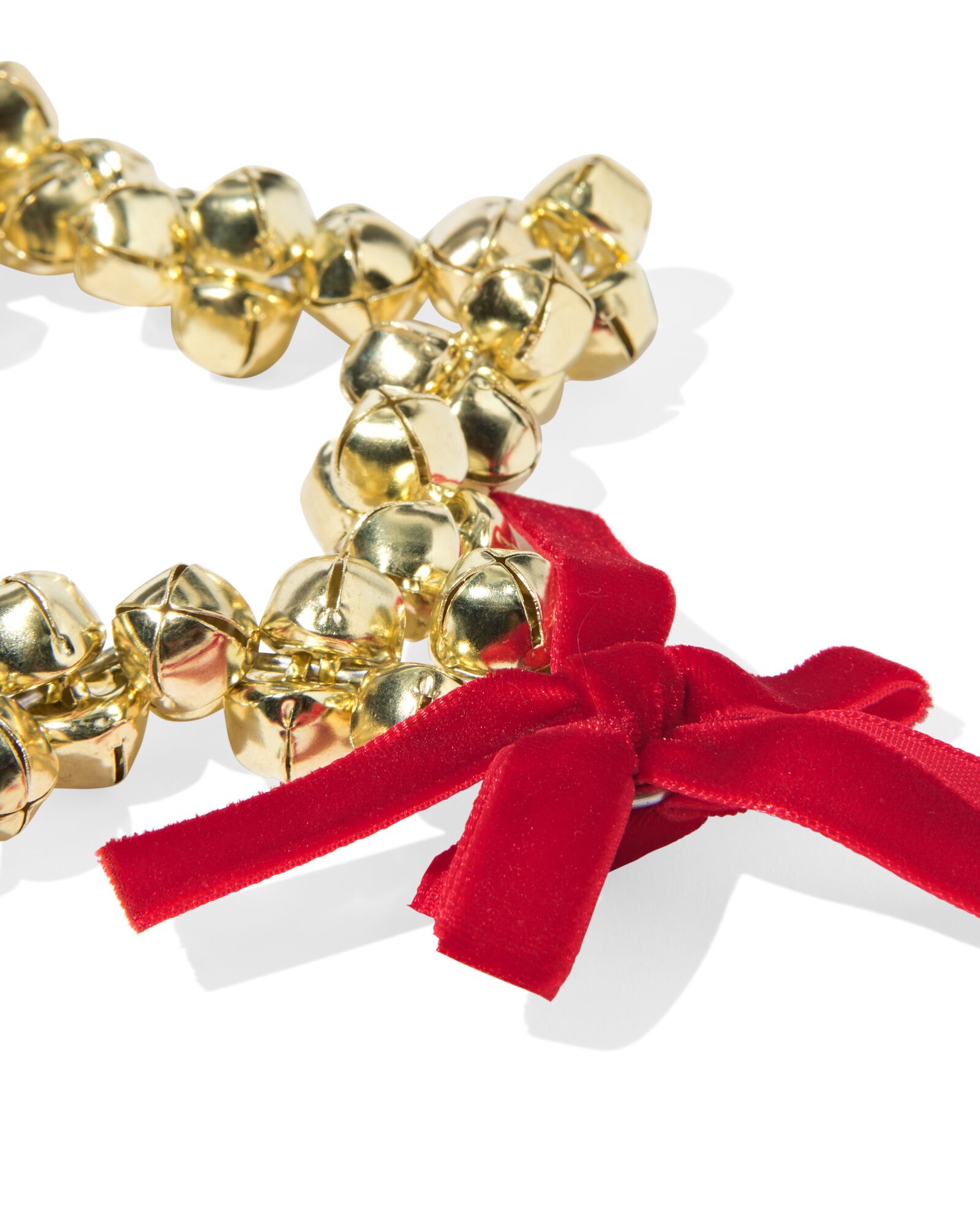 Stern mit Gl&ouml;ckchen, 11,5 &times; 11,5 cm, Eisen, gold - 25100050 - HEMA