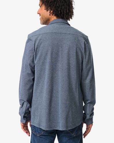 Herren-Oberhemd Billy, Pikee dunkelblau dunkelblau - 2101710DARKBLUE - HEMA