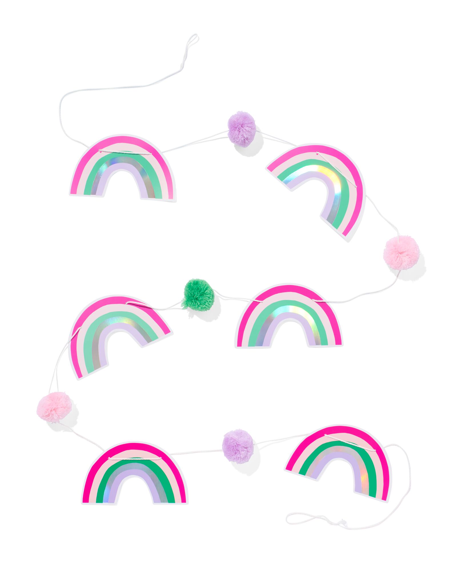 guirlande papier arc-en-ciel 2,5 m&egrave;tres - 14250154 - HEMA
