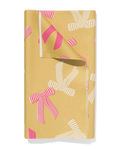 nappe 138 x 220 cm papier n&oelig;uds - 25600055 - HEMA