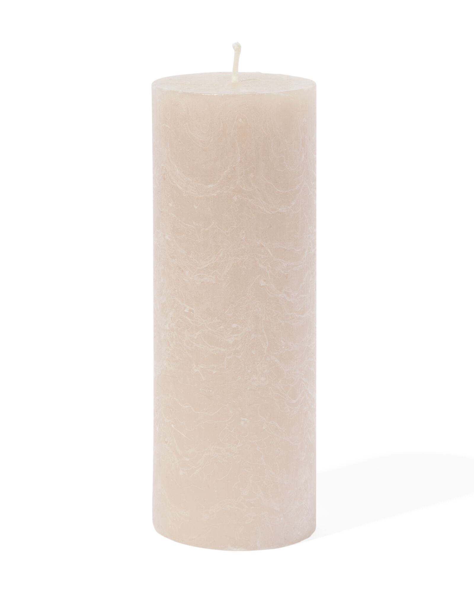 bougie rustique &Oslash; 7 x 19 cm naturelle naturel 7 x 19 - 13503015 - HEMA