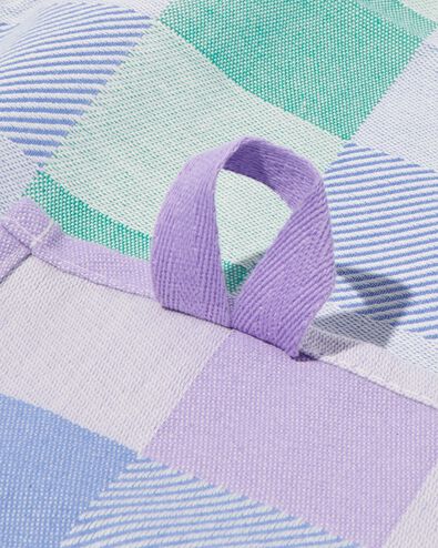 theedoek 65x65 katoen met ruiten - 5450044 - HEMA