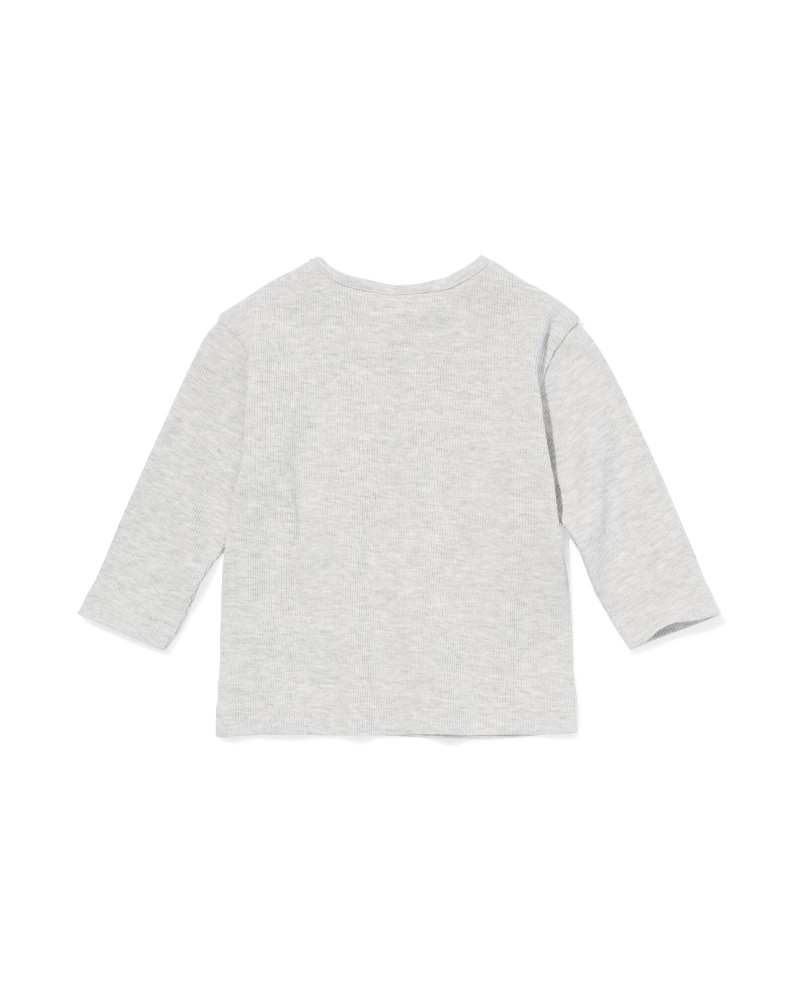 pull c&ocirc;tel&eacute; nouveau-n&eacute; Miffy gris chin&eacute; gris chin&eacute; - 33433620GREYMELANGE - HEMA
