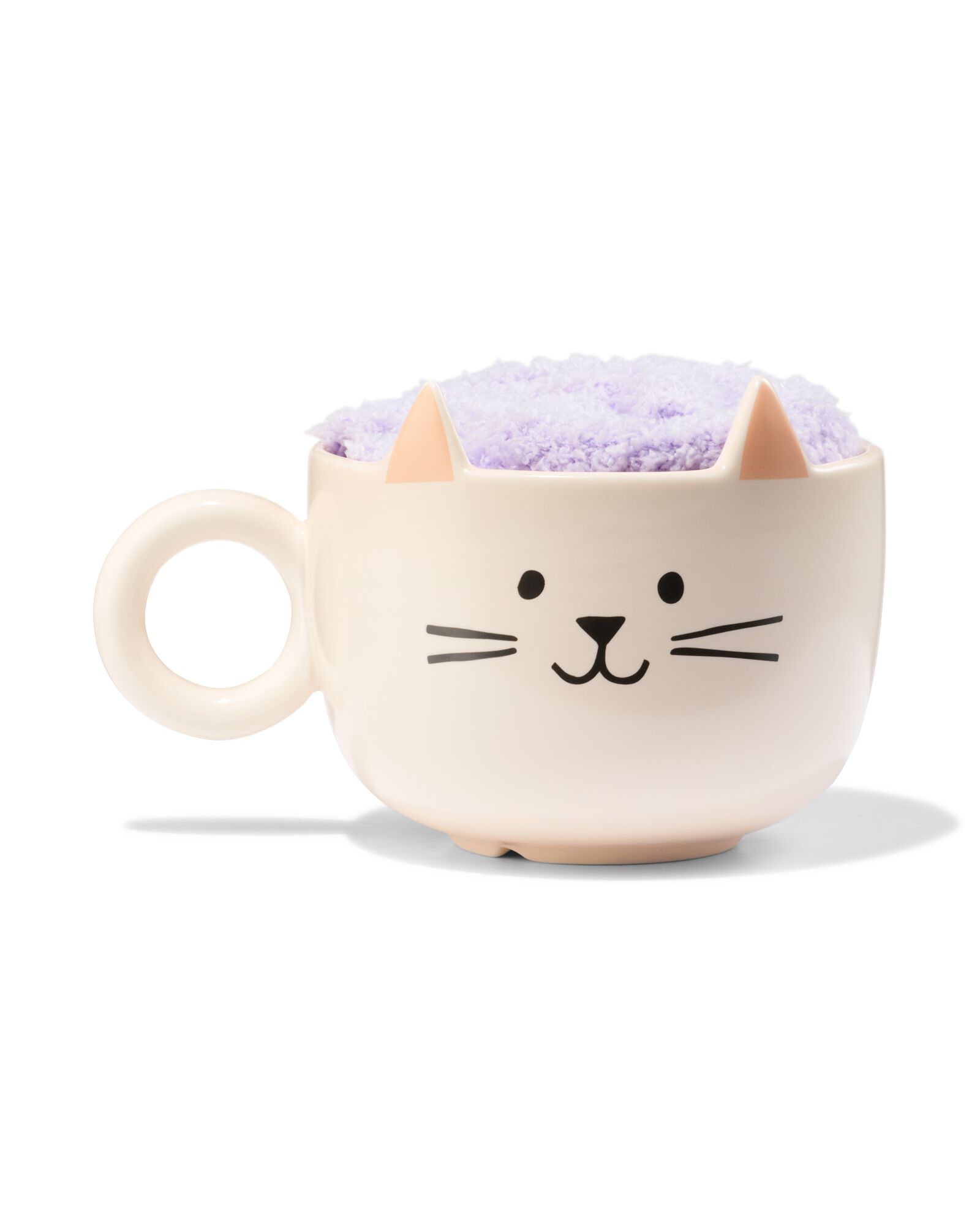 Mug 500ml avec chaussettes en peluche  - 61110416 - HEMA