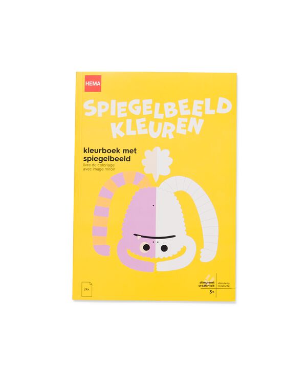 kleurboek spiegelbeeld 19x27cm - 15900471 - HEMA