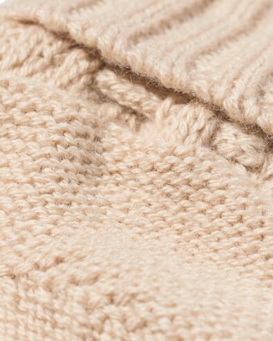 chaussettes b&eacute;b&eacute; laine tricot&eacute;e beige beige - 4700725BEIGE - HEMA
