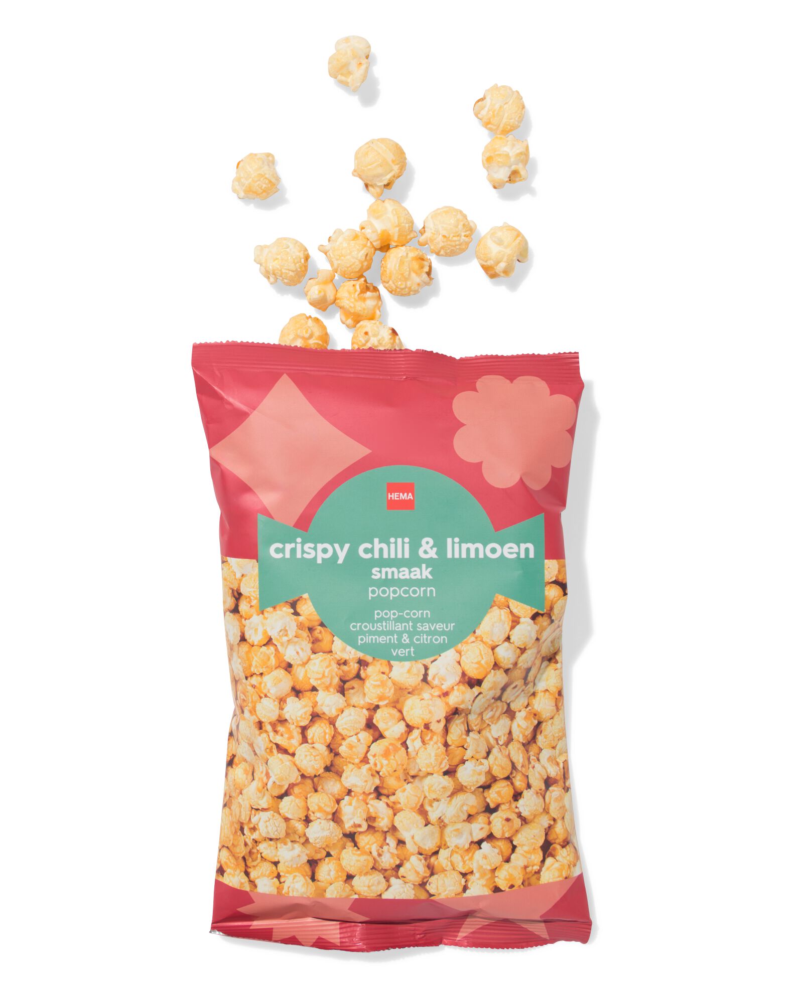 popcorn crispy chili & limoen 75g - 24452509 - HEMA