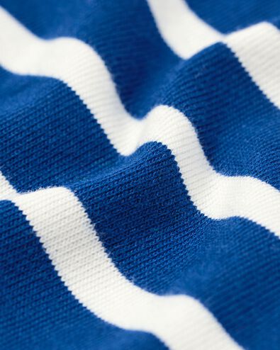 Herren-T-Shirt Elias Relaxed Fit gestreift blau blau - 2129840BLUE - HEMA