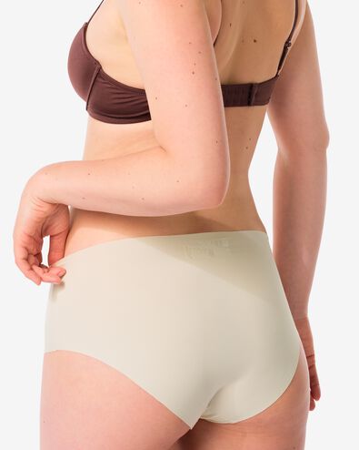 dames tailleslip micro rib ultimate comfort gebroken wit gebroken wit - 19640655OFFWHITE - HEMA