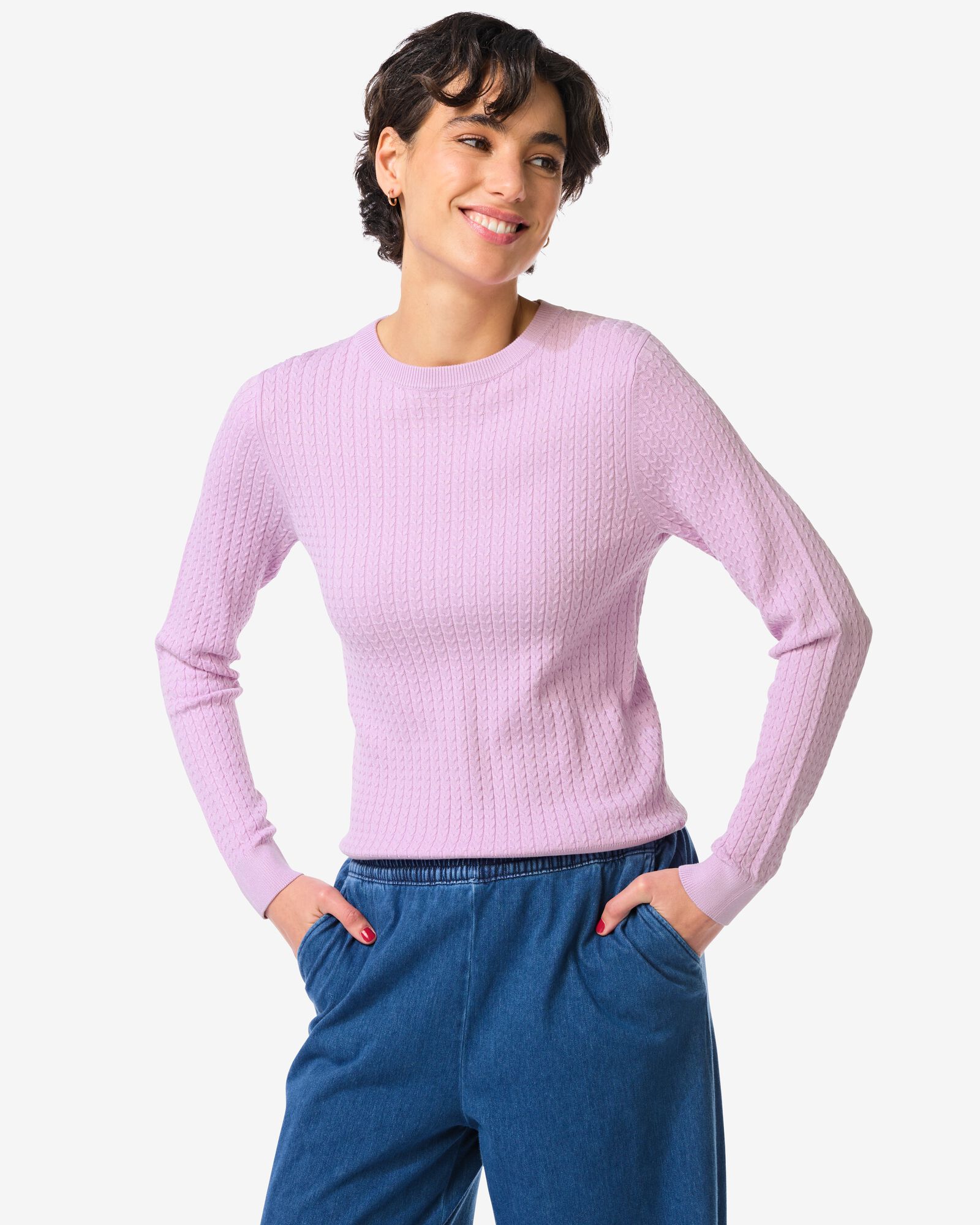 damestrui Livia kabel lila lila - 36205280LILAC - HEMA