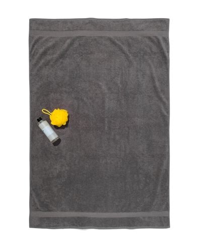 handdoek 100x150 zware kwaliteit donkergrijs donkergrijs handdoek 100 x 150 - 5230025 - HEMA