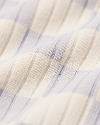 newborn meegroei overslagromper rib blokken  gris clair - 33438120LIGHTGREY - HEMA