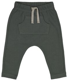 pantalon sweat bébé ottoman côte vert vert - 1000028214 - HEMA