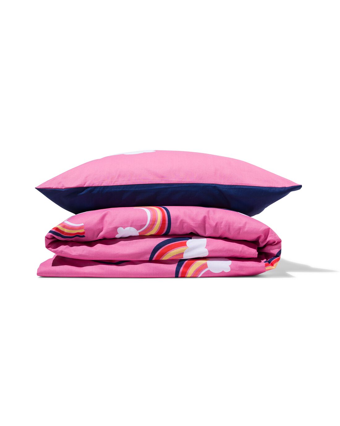 Hema Kinderbettbezug 140 × 200 Cm Weiche Baumwolle Regenbogen