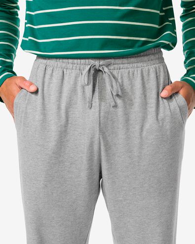 Herrenpyjama gestreift - 23600441 - HEMA