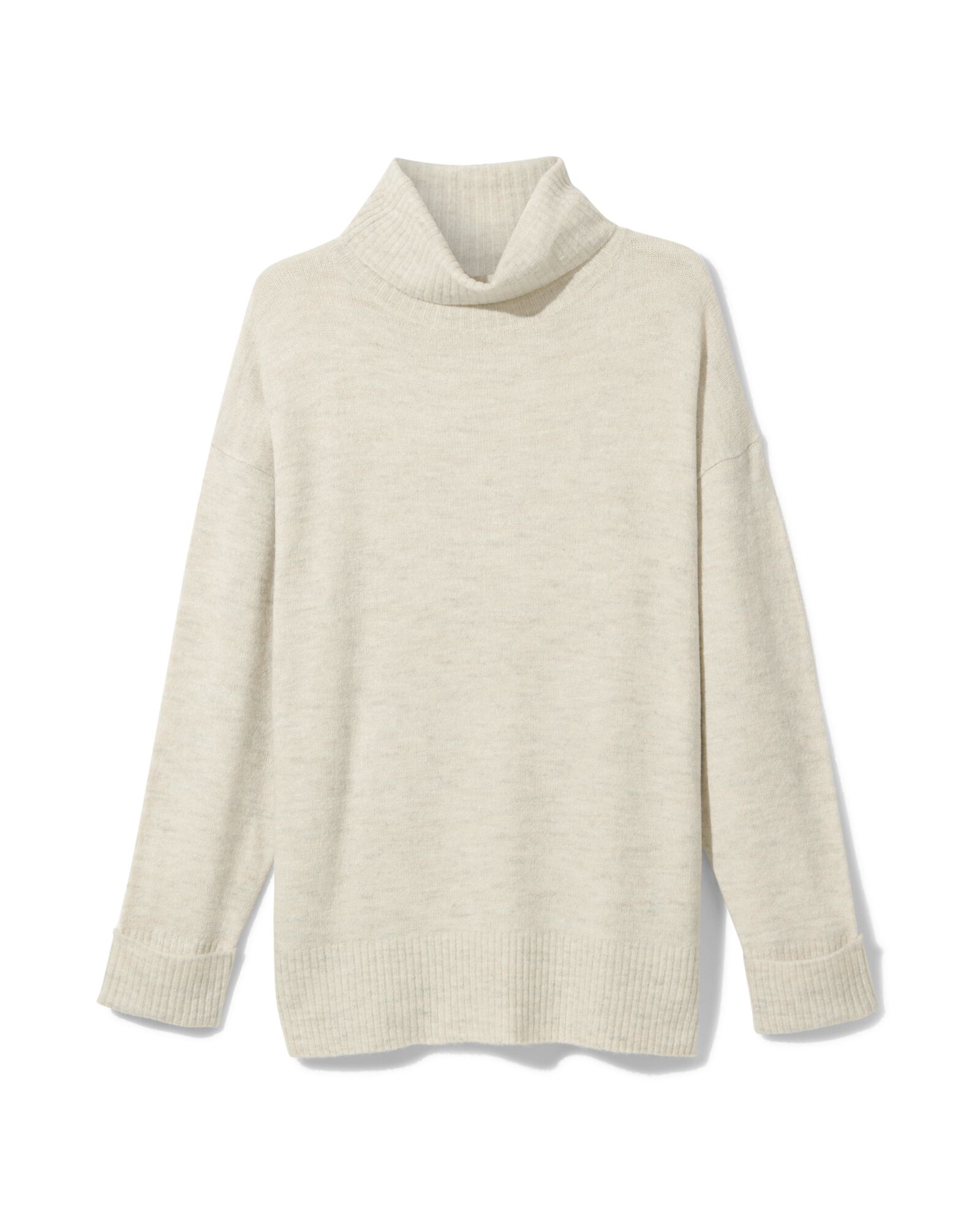 pull en maille avec col femme Vicky sable XL - 36326964 - HEMA