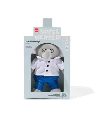 peluche &eacute;l&eacute;phant 13cm - 15100295 - HEMA