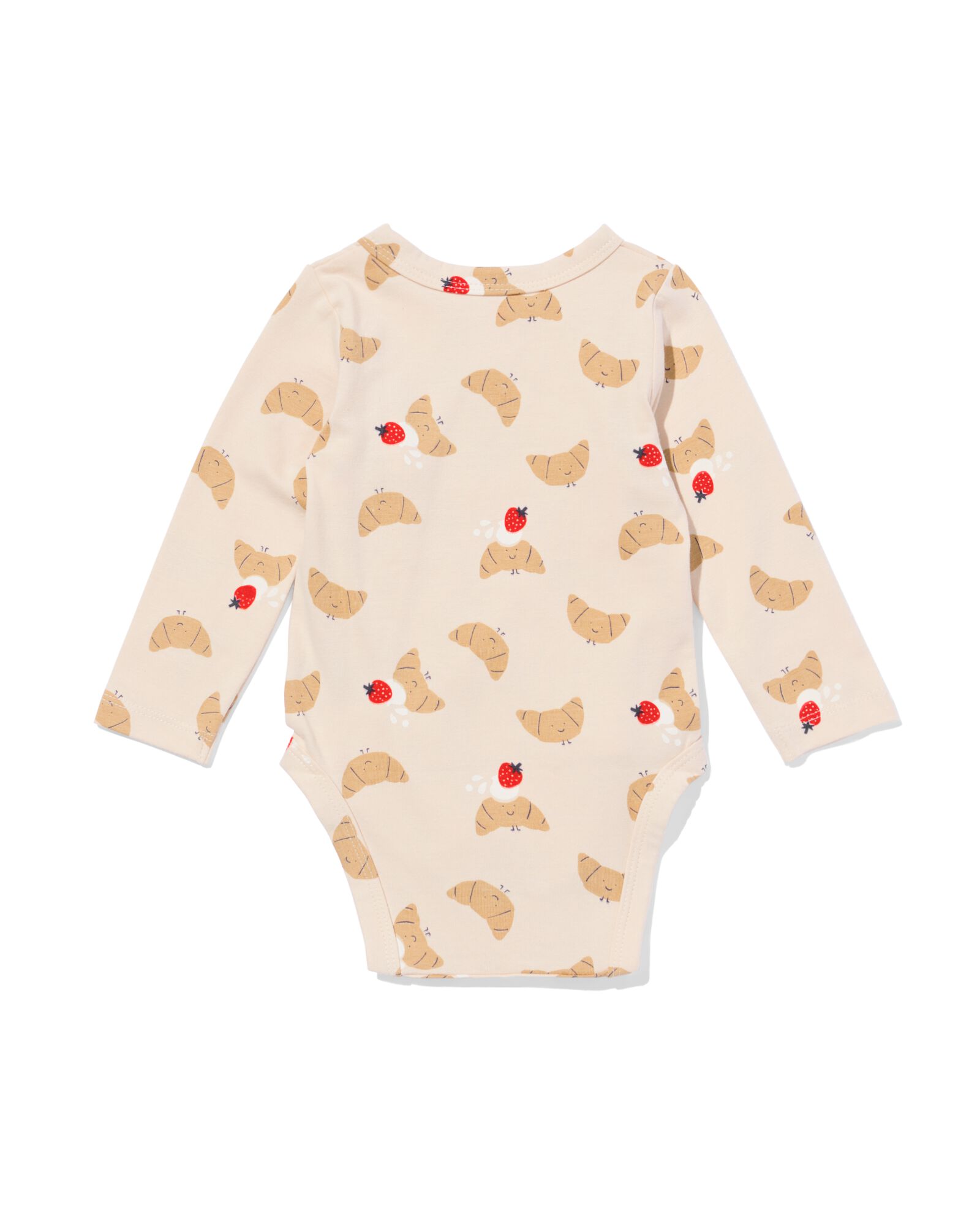 Mitwachsender Newborn-Wickelstrampler ecru ecru - 33447320ECRU - HEMA