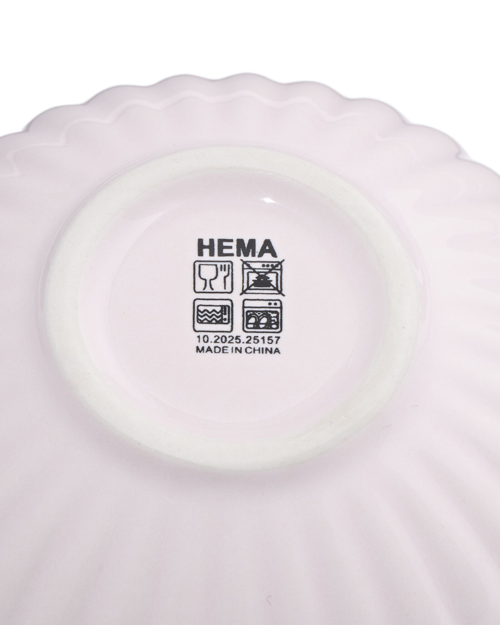 Sch&auml;lchen ⌀ 9 cm, Steingut, Blume, rosa - 9650342 - HEMA