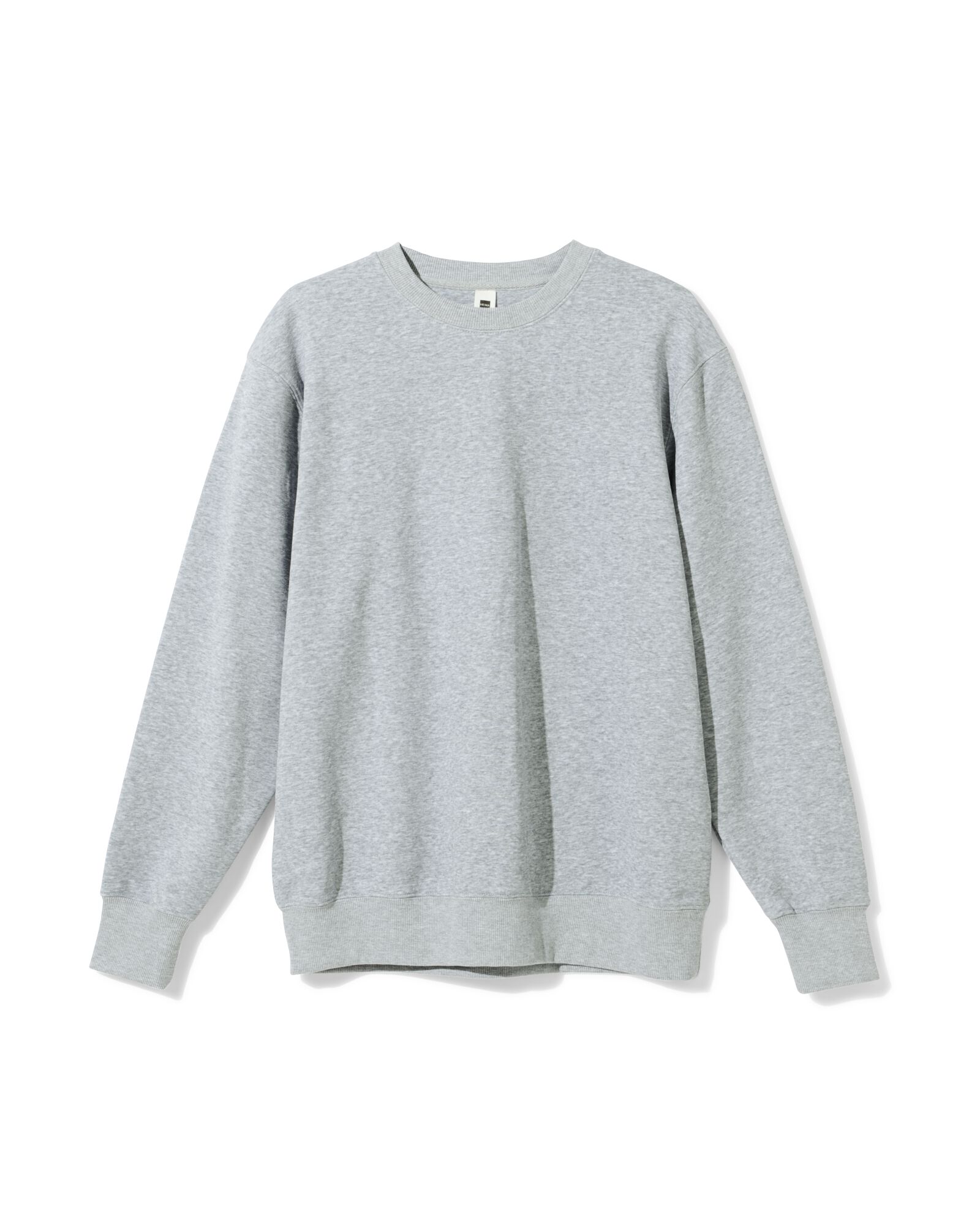 herentrui Daryl regular fit sweatstof lichtgrijs lichtgrijs - 2148120LIGHTGREY - HEMA