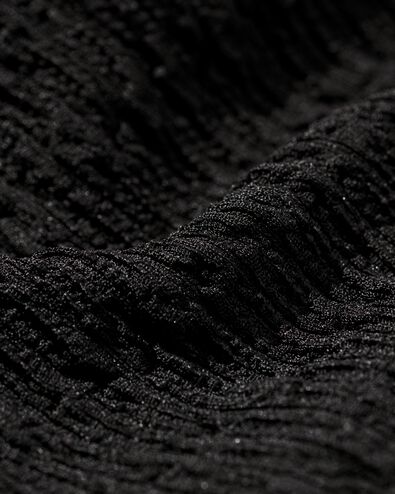 damesrok Nona structuur zwart - 36289575BLACK - HEMA