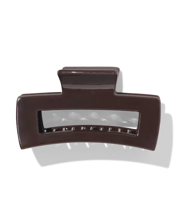 Haarspange 8 cm, quadratisch, braun - 11800219 - HEMA