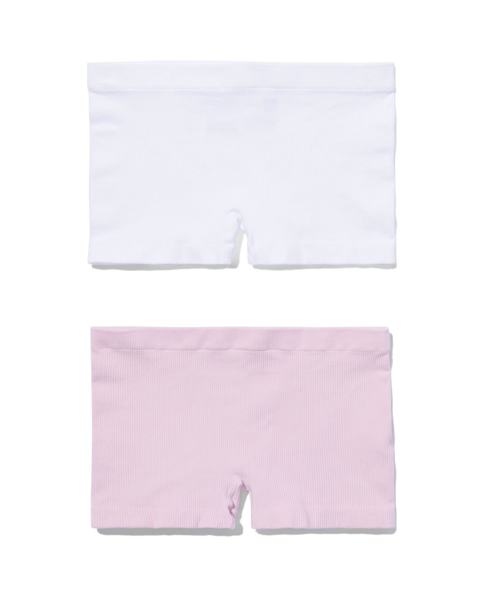 2er-Pack Kinder-Boxershorts, nahtlos, gerippt helllila helllila - 19381130LIGHTPURPLE - HEMA