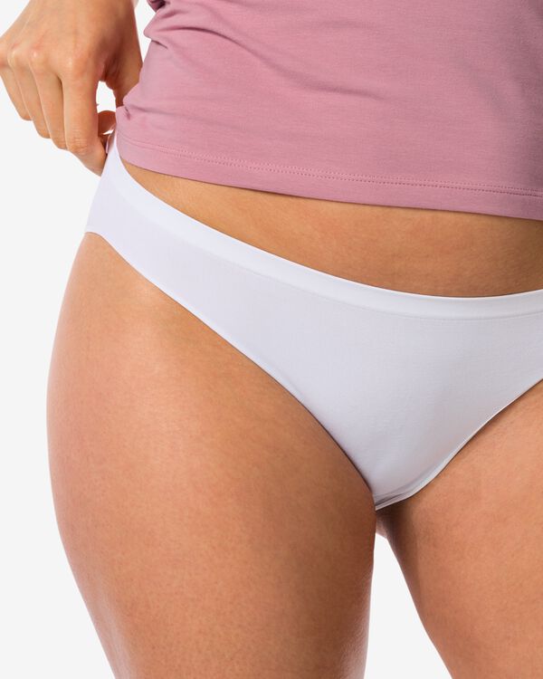 damesslip naadloos micro wit - 1000002205 - HEMA